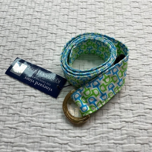 NWT Vineyard Vines Women’s Small D Ring Horsebit Kentucky Derby Belt main image 6